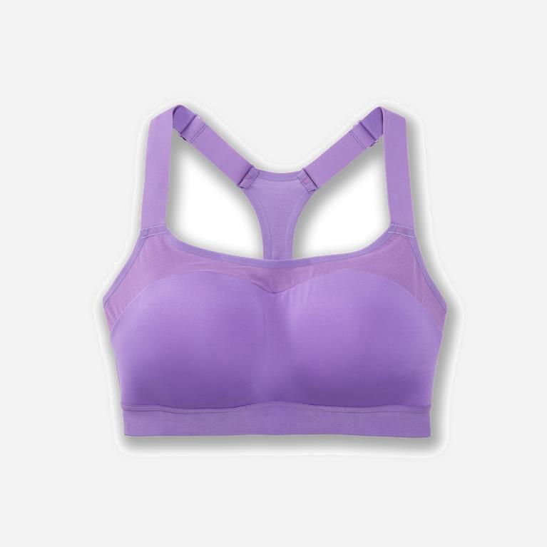 Brooks Dare Racerback - Run Bra Mujer - Moradas (QJGR-13640)